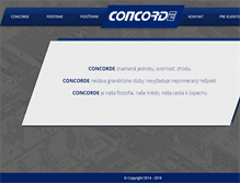 Tablet Screenshot of concorde.sk