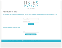Tablet Screenshot of liste.concorde.lu